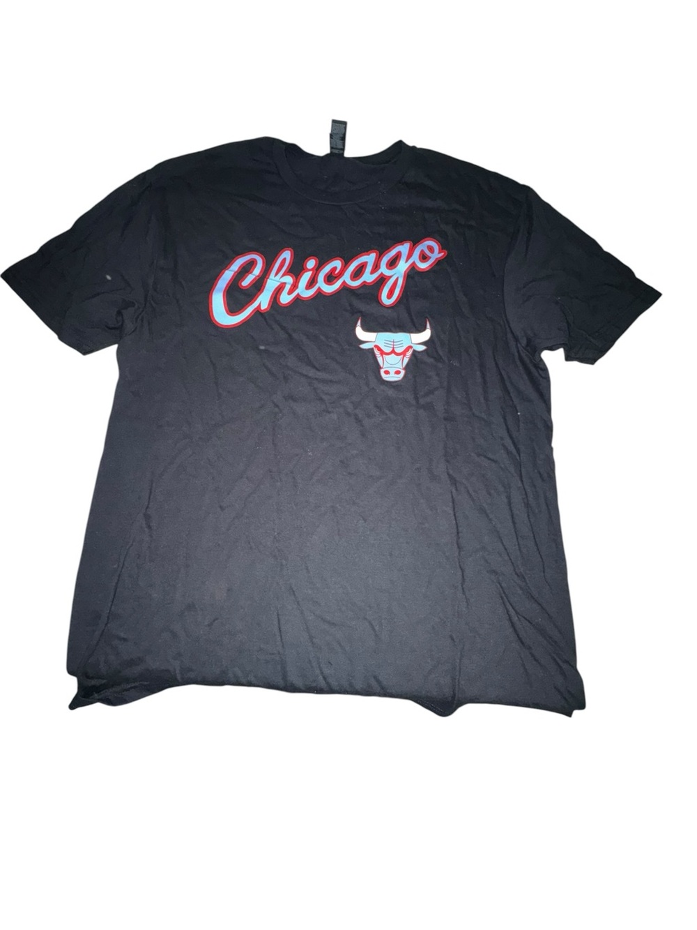 Chicago Bulls Black Graphic Tee